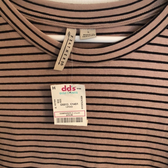 Stripped tshirt dress - Picture 2 of 2